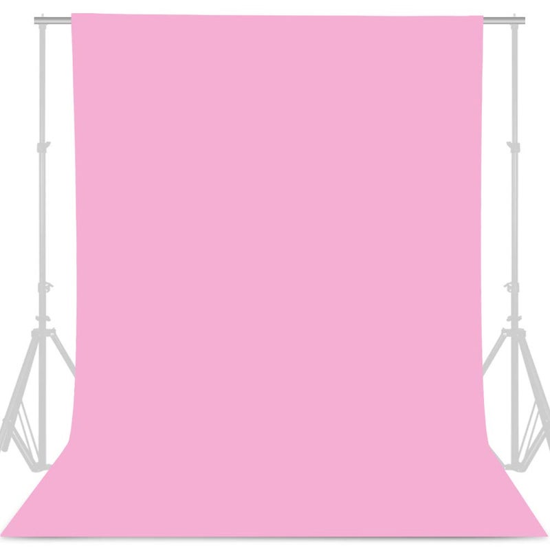 GFCC Pink Backdrop Photography Background - 6FT x 10FT Photo Backdrop for Photoshoot Photography Video Recording Background Screen Picture Curtain - Image 1